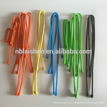 Reusable Silicone Gear Gravatas, Gravatas De Cabo De Borracha e Twist Gravatas